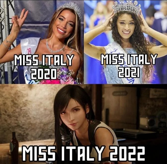 FF7成人動畫亂入議會讓網友瘋狂二創 蒂法成意大利新女神