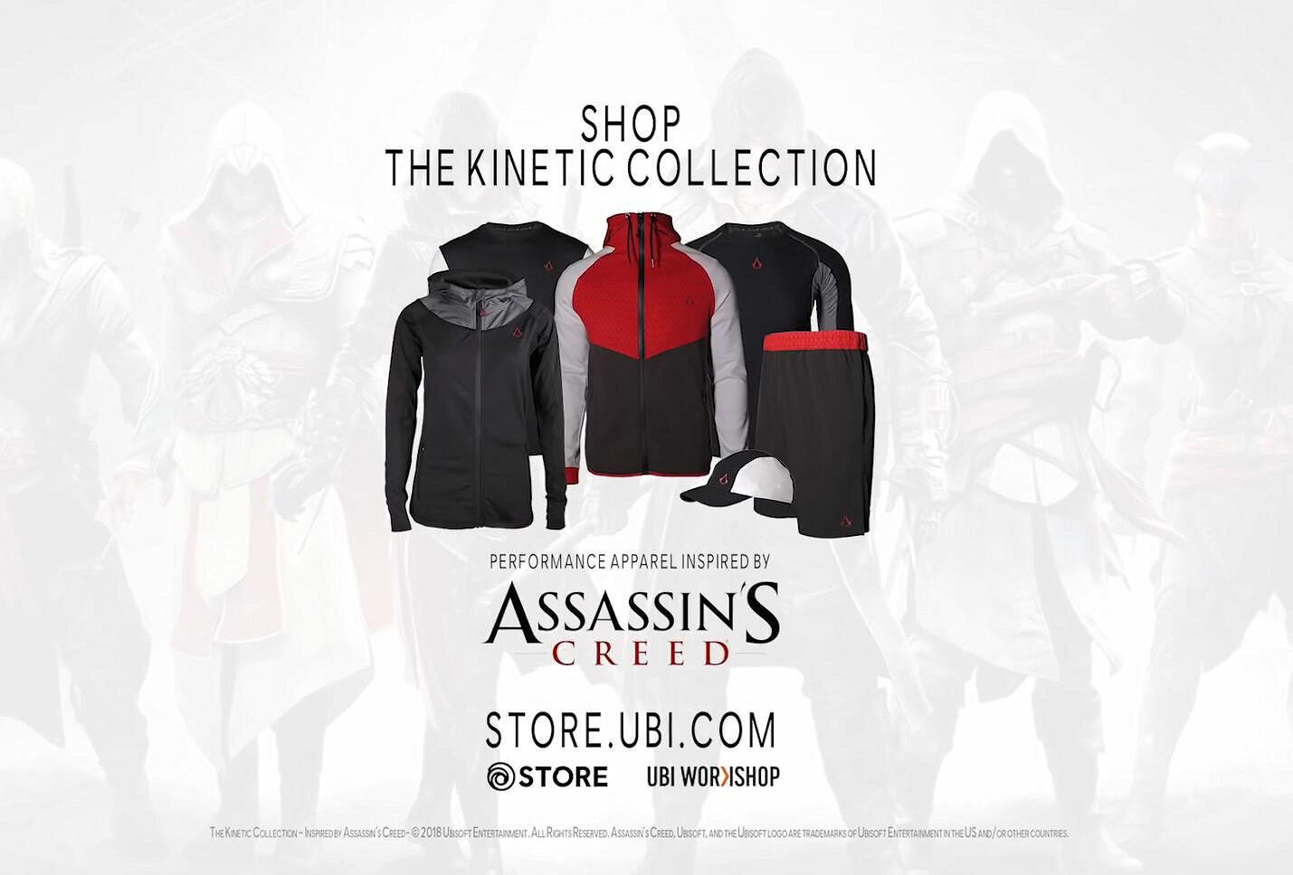 刺客教條Kinetic 育碧公布官方周邊訓練衣宣傳片