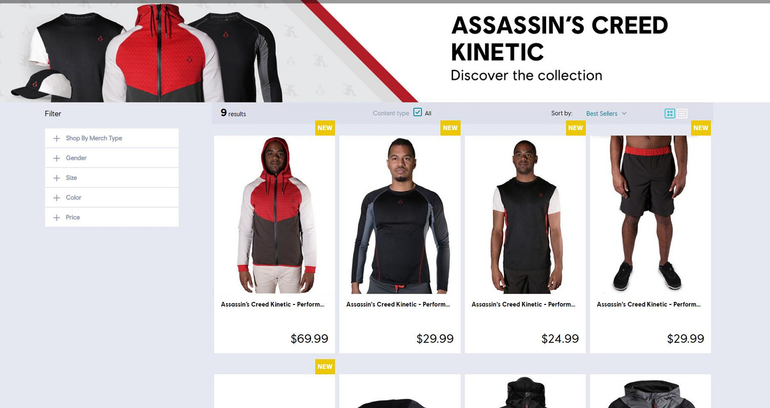 刺客教條Kinetic 育碧公布官方周邊訓練衣宣傳片