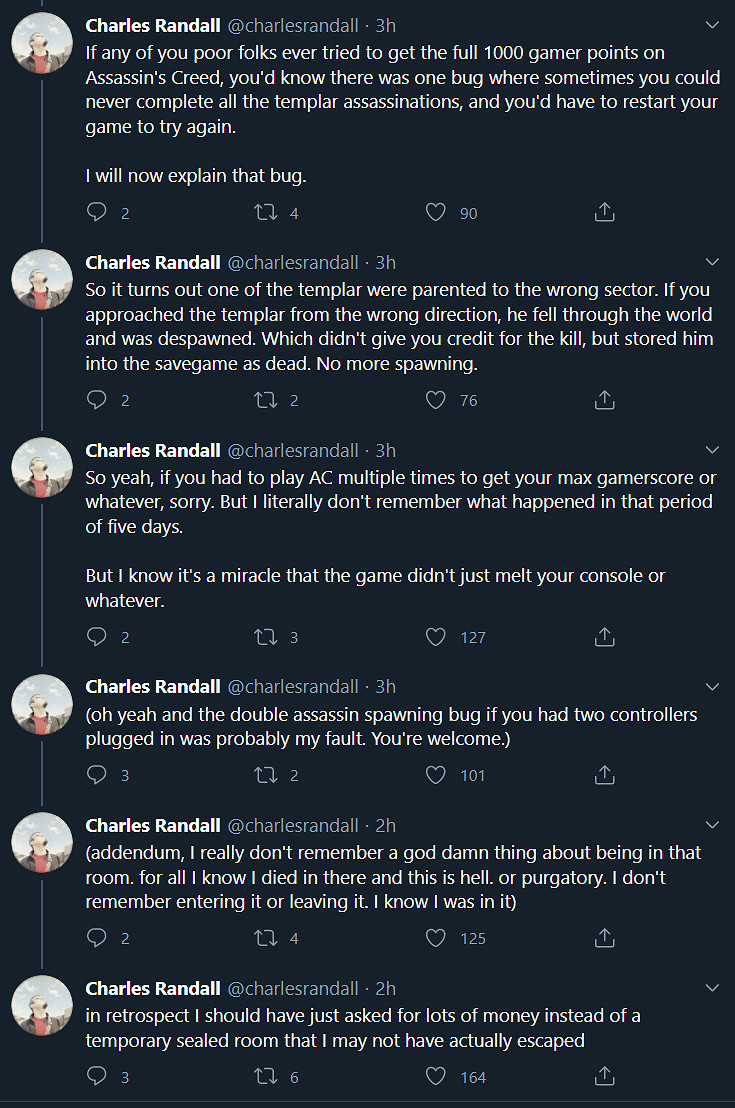 要不是育碧CEO的孩子 《刺客教條》就沒有支線任務