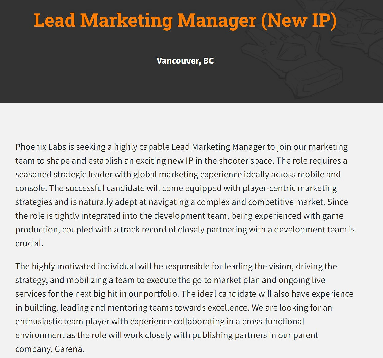 《不屈不撓》開發商正在開發一個新的多人射擊遊戲