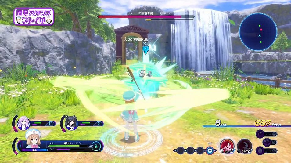 《超次元海王星姐妹vs姐妹》發佈遊戲戰鬥實機展示