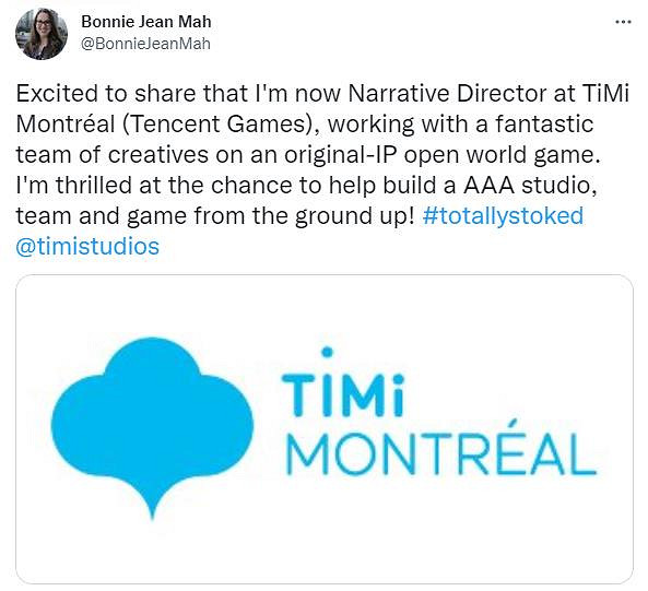 戰爭機器敘事總監加入天美 開發原創開放世界遊戲 戰爭機器敘事總監加入天美 開發原創開放世界遊戲