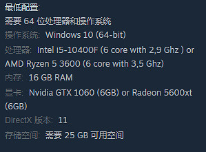 前2077開發人員新作《不可戰勝》配置要求 優化後要求更低 前2077開發人員新作《不可戰勝》配置要求 優化後要求更低