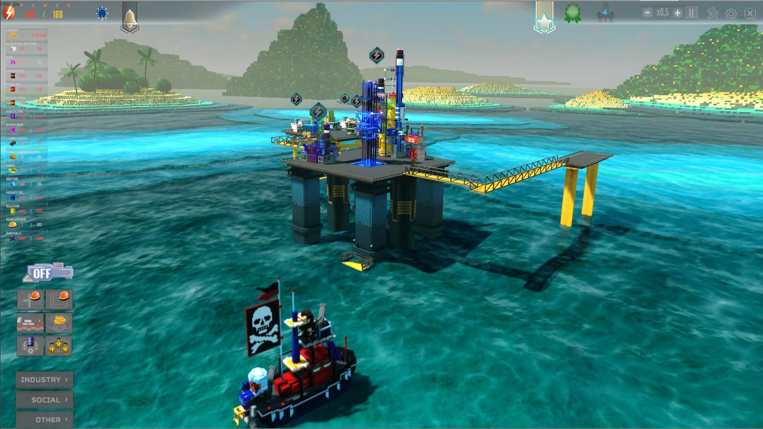 海上石油開採模擬器《石油大亨》上架Steam 自帶中文 海上石油開採模擬器《石油大亨》上架Steam 自帶中文