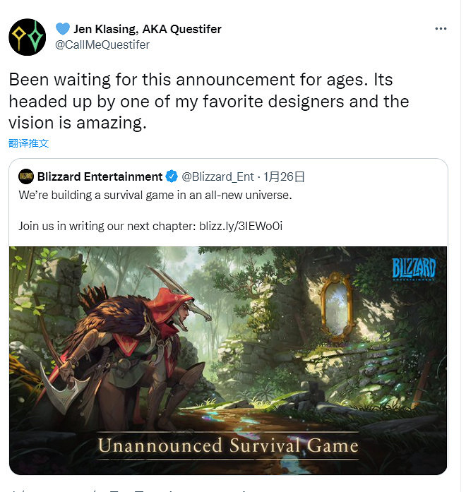 驚天動地!暴雪前任和現員工都對生存新作讚不絕口 驚天動地!暴雪前任和現員工都對生存新作讚不絕口