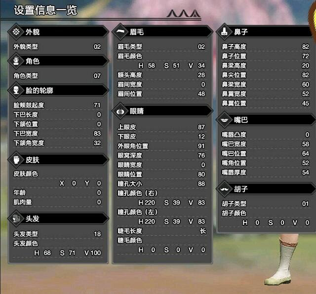 《魔物獵人崛起》捏人資料匯總 女主捏臉資料分享