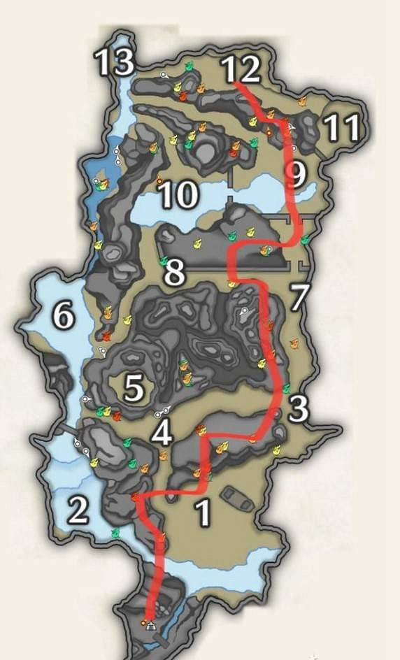 《魔物獵人崛起》怨虎龍討伐路線是什麽 怨虎龍討伐路線分享