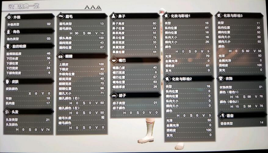 《魔物獵人崛起》捏人資料匯總 女主捏臉資料分享