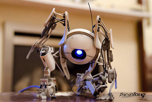 看上去萌翻了！3D技術列印《傳送門2》Atlas手辦