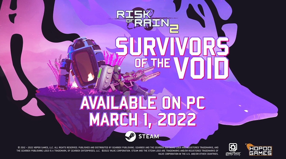 《雨中冒險2》虛空DLC發售日3月1日 新角色預告 《雨中冒險2》虛空DLC發售日3月1日 新角色預告