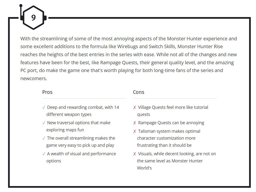 《魔物獵人崛起》pc版畫質如何?pc版媒體評分一覽 《魔物獵人崛起》pc版畫質如何?pc版媒體評分一覽