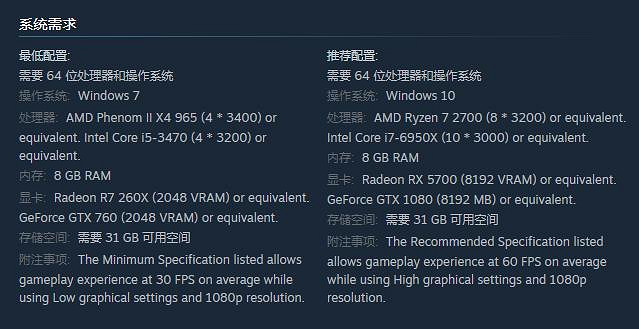 《影武者3》PC配置需求公布 最低GTX 760有30幀 《影武者3》PC配置需求公布 最低GTX 760有30幀