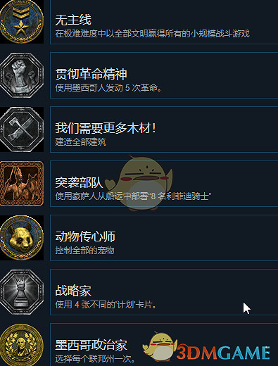 《世紀帝國3：決定版》全成就一覽