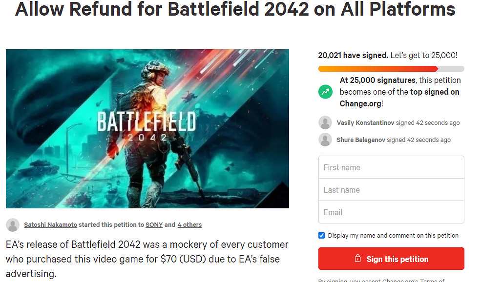 《GTA三部曲》銷量近千萬 玩家請願《戰地風雲2042》退款 《GTA三部曲》銷量近千萬 玩家請願《戰地風雲2042》退款