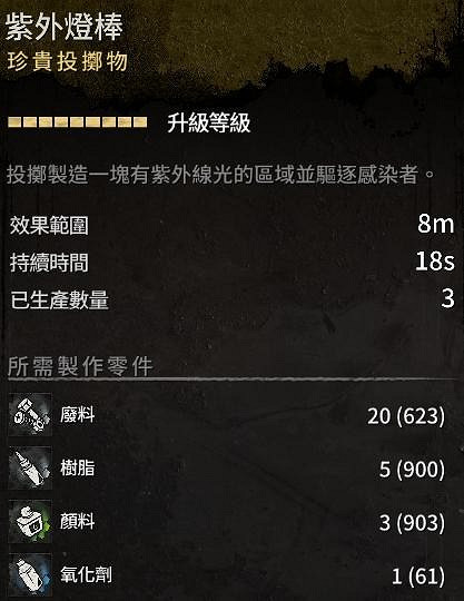 《垂死之光2》道具有什麽用?道具屬性效果圖鑒一覽 《垂死之光2》道具有什麽用?道具屬性效果圖鑒一覽