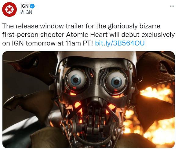 IGN:蘇聯風科幻FPS《原子之心》新預告明日發佈 IGN:蘇聯風科幻FPS《原子之心》新預告明日發佈