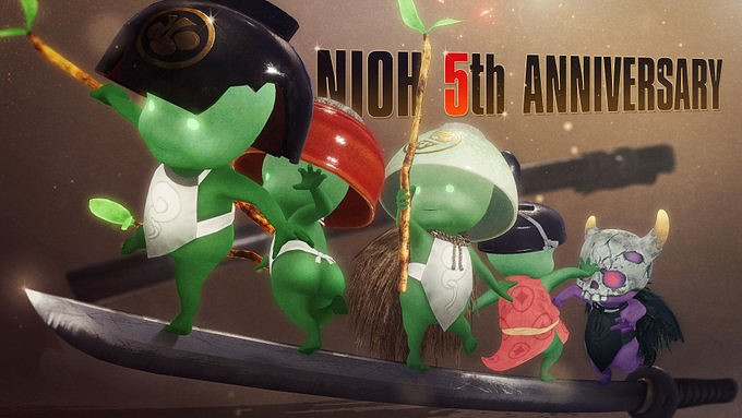 《仁王》官方發佈五周年紀念賀圖 《仁王2》全球銷量突破250萬份