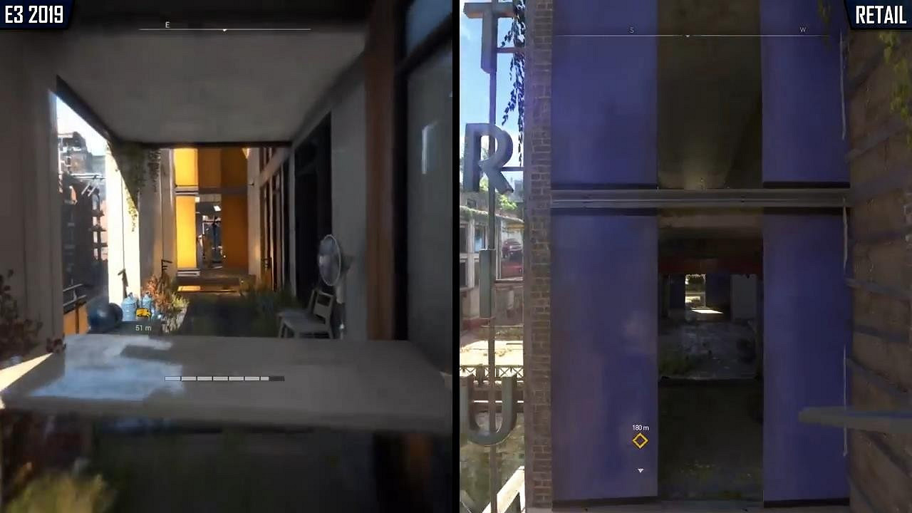 《垂死之光2》E3預告與正式版對比 正式版縮水