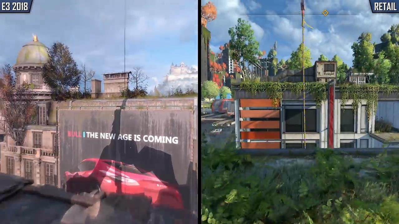 《垂死之光2》E3預告與正式版對比 正式版縮水