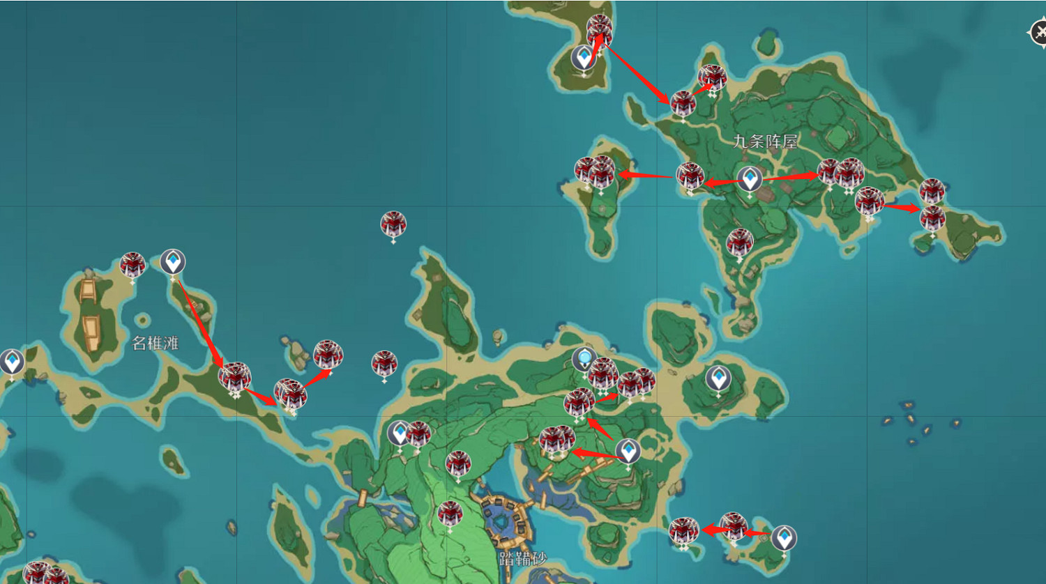 《原神》刀鐔在哪裡刷？刀鐔收集路線分享