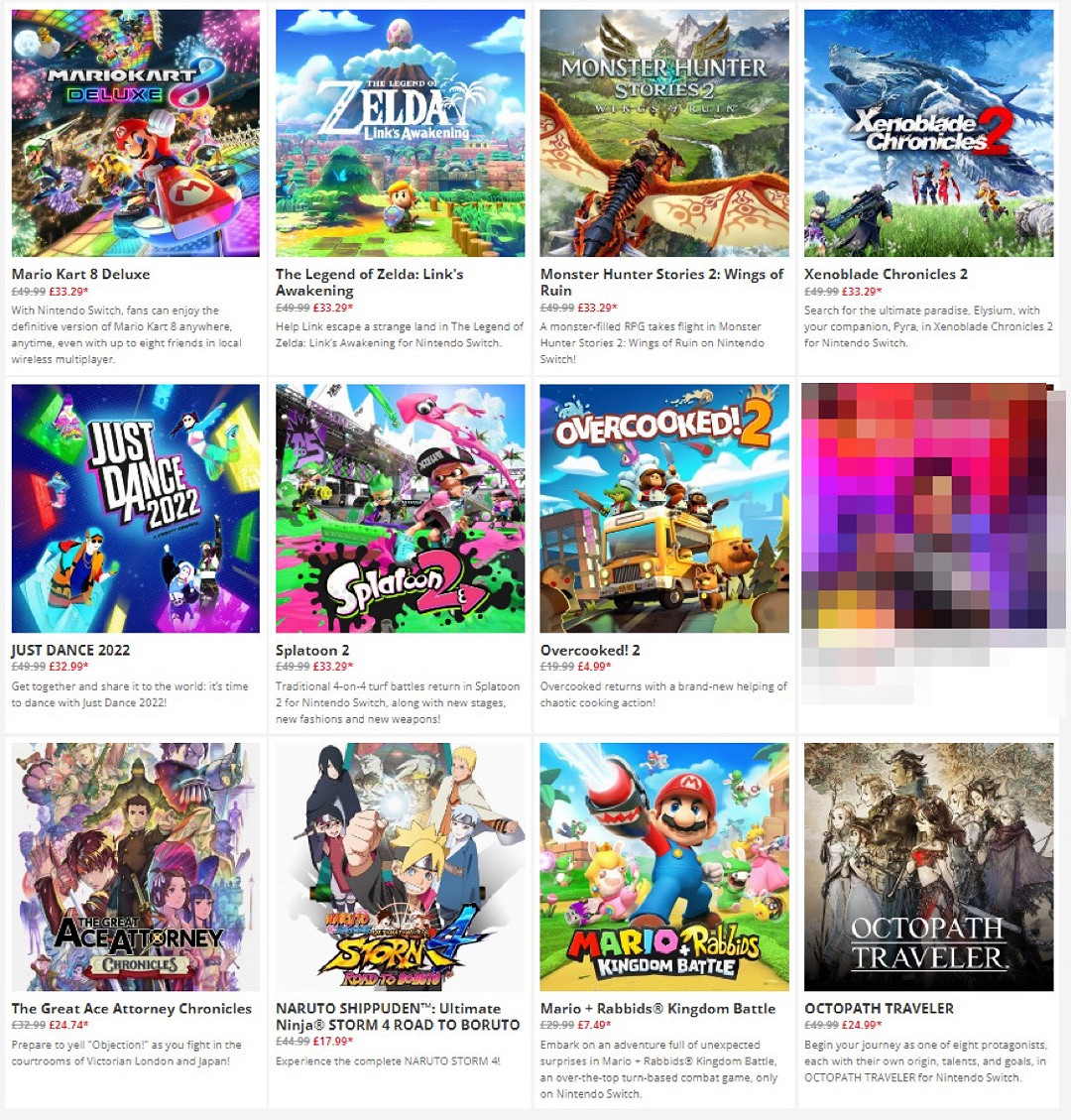 任天堂歐服eshop二月優惠活動開啟 千款遊戲參與折扣 任天堂歐服eshop二月優惠活動開啟 千款遊戲參與折扣