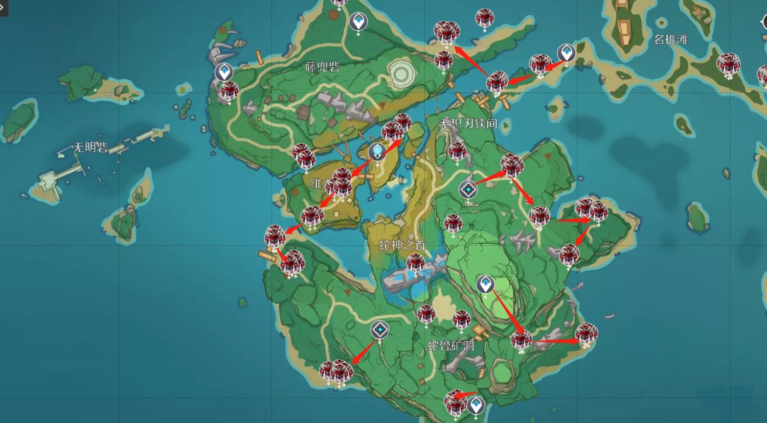 《原神》刀鐔在哪裡刷？刀鐔收集路線分享