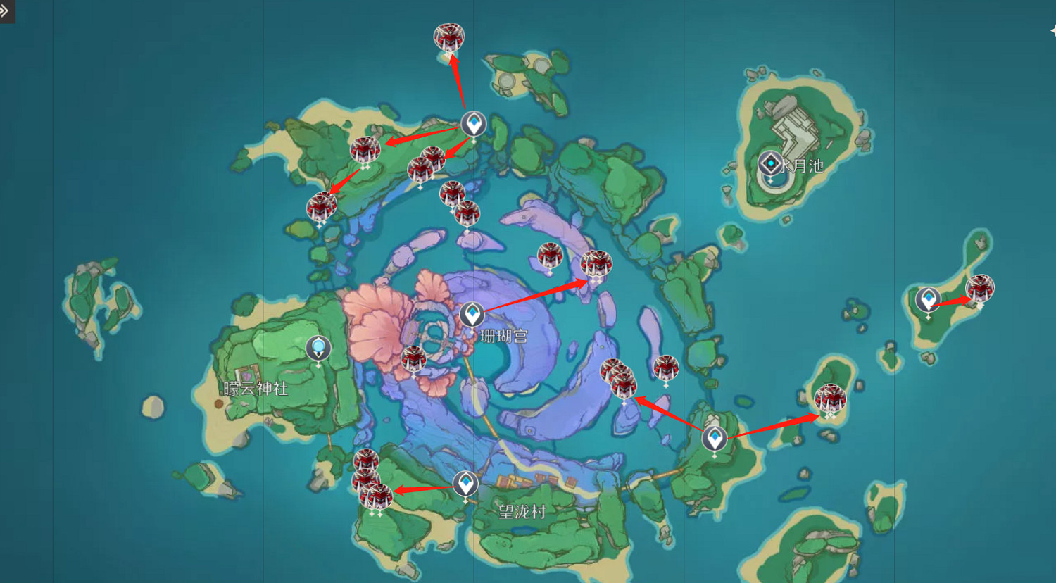 《原神》刀鐔在哪裡刷？刀鐔收集路線分享