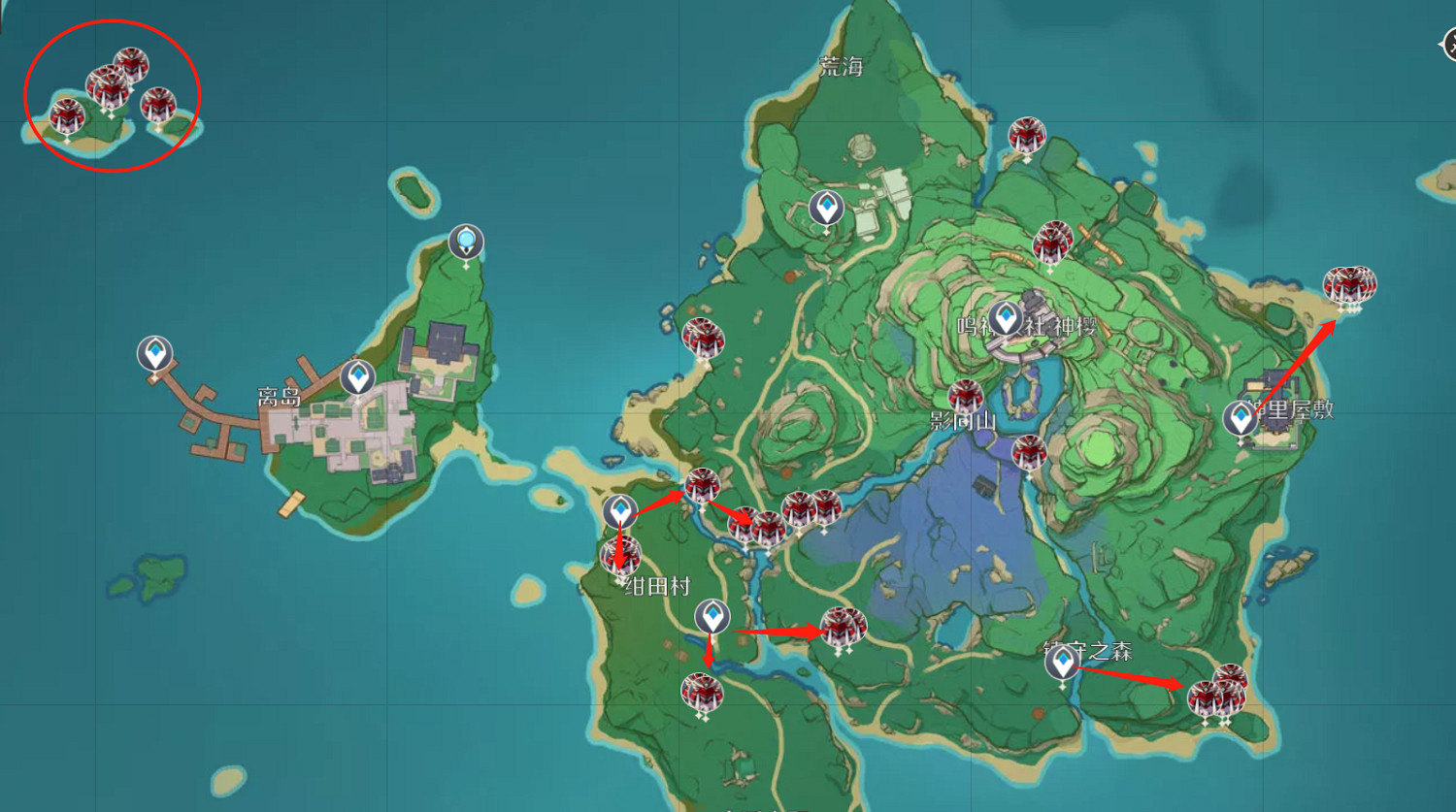 《原神》刀鐔在哪裡刷？刀鐔收集路線分享