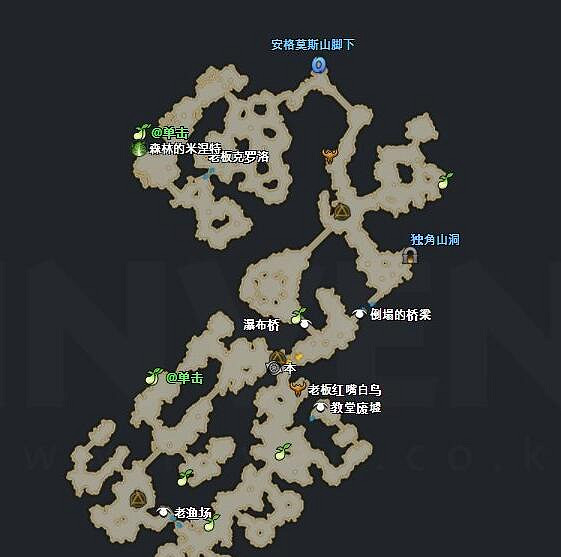 《失落的方舟》阿米斯特可可種子及鳥瞰點分布一覽