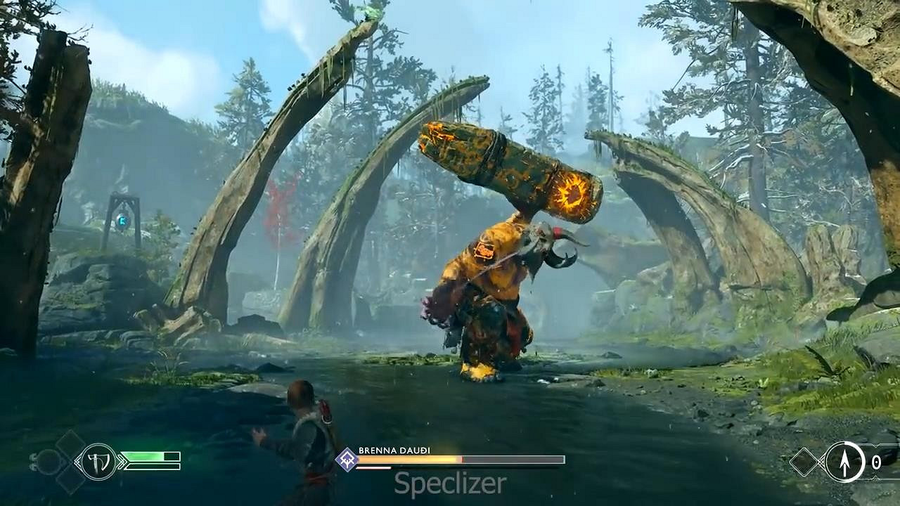 《戰神4》阿特柔斯變可玩角色Mod 奎爺兒子也猛 《戰神4》阿特柔斯變可玩角色Mod 奎爺兒子也猛