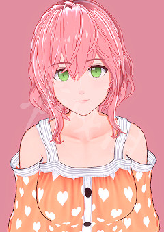 《戀活Sunshine》人物卡粉毛夏裝美少女分享 粉毛夏裝美少怎麽捏？