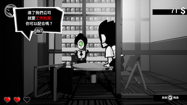 漫畫風2D橫板動作遊戲《即刻離職》上線Steam平台 支援中文