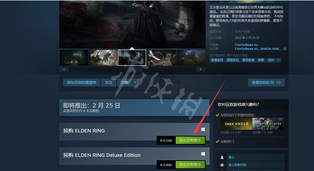 《艾爾登法環》怎麽買？遊戲pc購買方法介紹