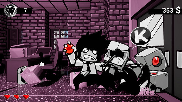 漫畫風2D橫板動作遊戲《即刻離職》上線Steam平台 支援中文