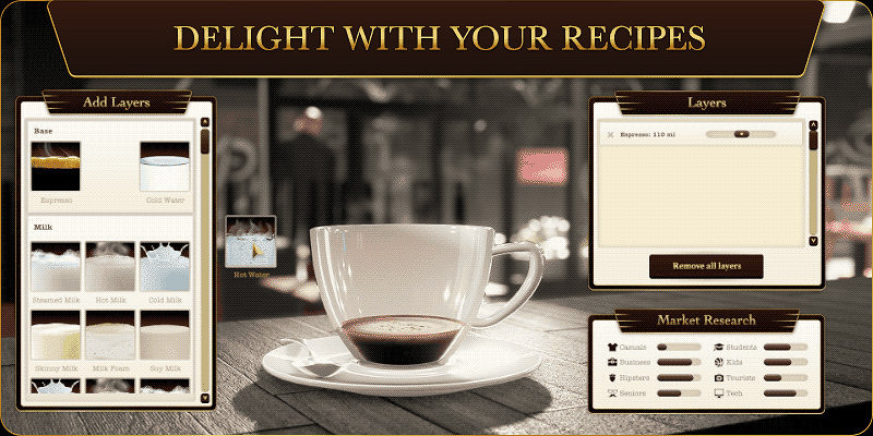 《濃縮咖啡大亨》Steam新品節Demo上線 支援中文 《濃縮咖啡大亨》Steam新品節Demo上線 支援中文