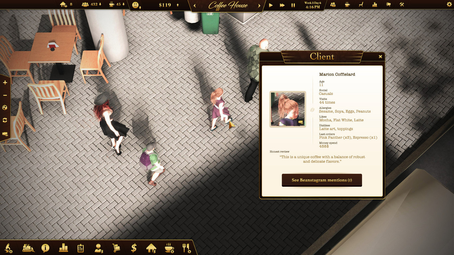 《濃縮咖啡大亨》Steam新品節Demo上線 支援中文 《濃縮咖啡大亨》Steam新品節Demo上線 支援中文