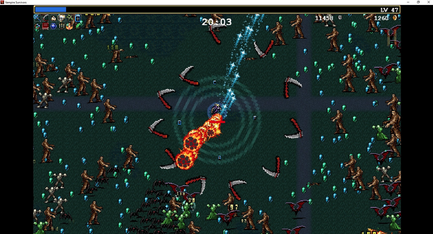 《吸血鬼倖存者》新手怎麽玩？Vampire Survivors武器搭配心得