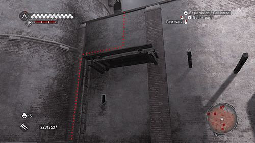 《刺客教條：兄弟會》後期爬梵蒂岡旗杆的方法