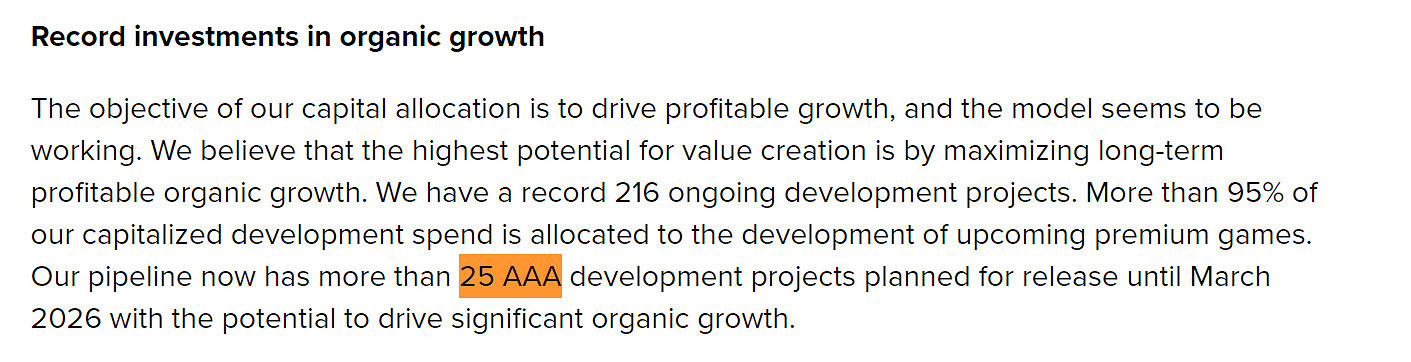 Embracer計劃在2026年4月前發售超過25款3A遊戲 Embracer計劃在2026年4月前發售超過25款3A遊戲