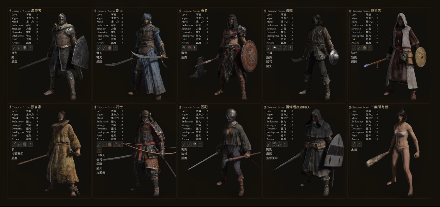 《艾爾登法環》出生物品介紹 開局物品選擇介紹