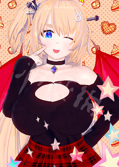 《戀活Sunshine》人物卡雙馬尾小惡魔分享 雙馬尾小惡魔怎麽捏？