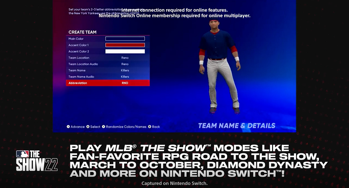 《MLB The Show 22 》Switch版新預告 遊戲4月5日發售