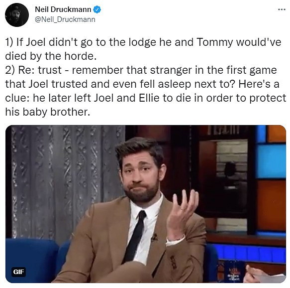 對於《最後的生還者2》粉絲怨念 尼爾有自己的看法