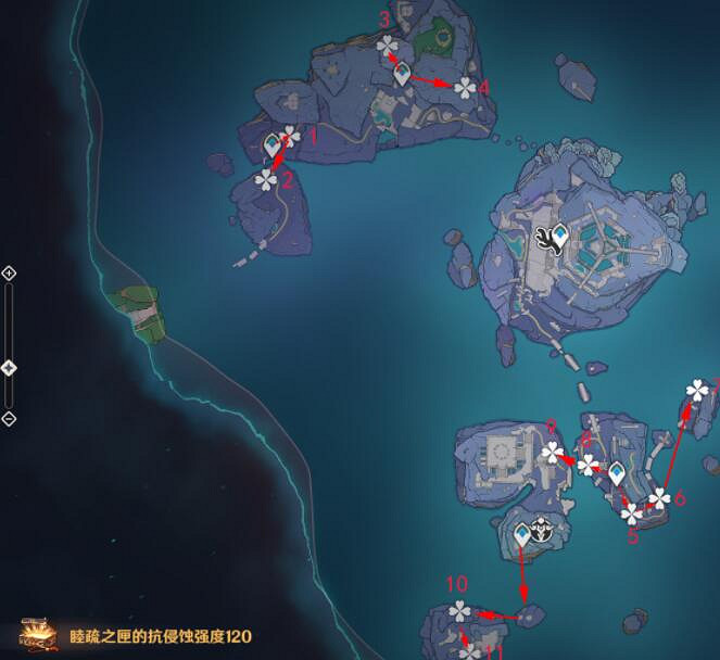 《原神》珊瑚蝶在哪抓？珊瑚蝶位置分布地圖一覽