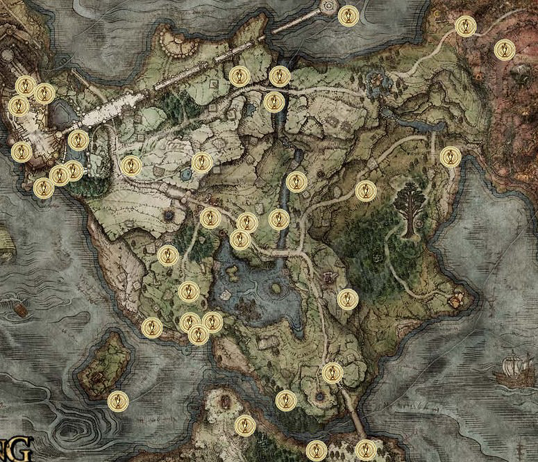 《艾爾登法環》有哪些賜福點？全地圖賜福點位置介紹