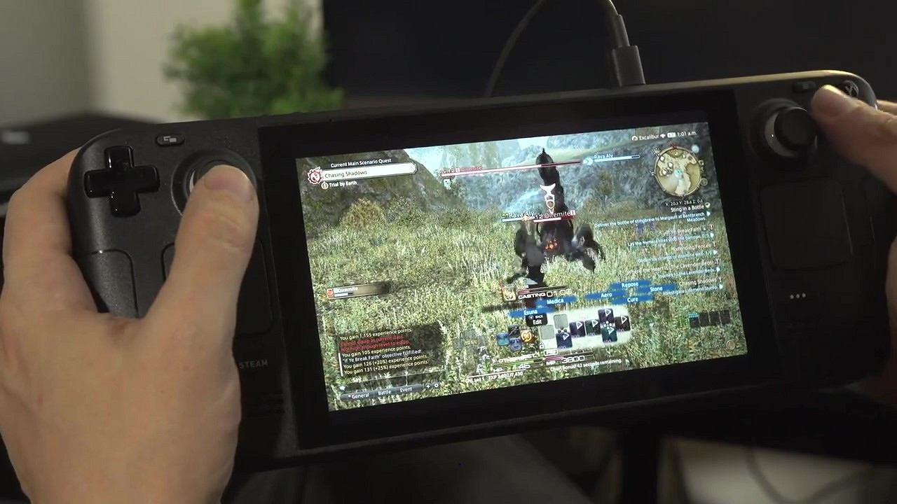 Steam Deck《太空戰士14》實機影片 運行順暢