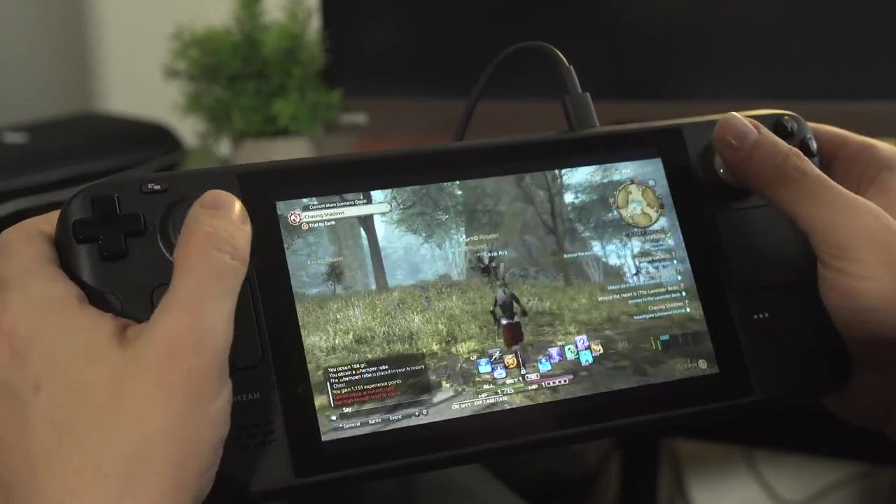 Steam Deck《太空戰士14》實機影片 運行順暢