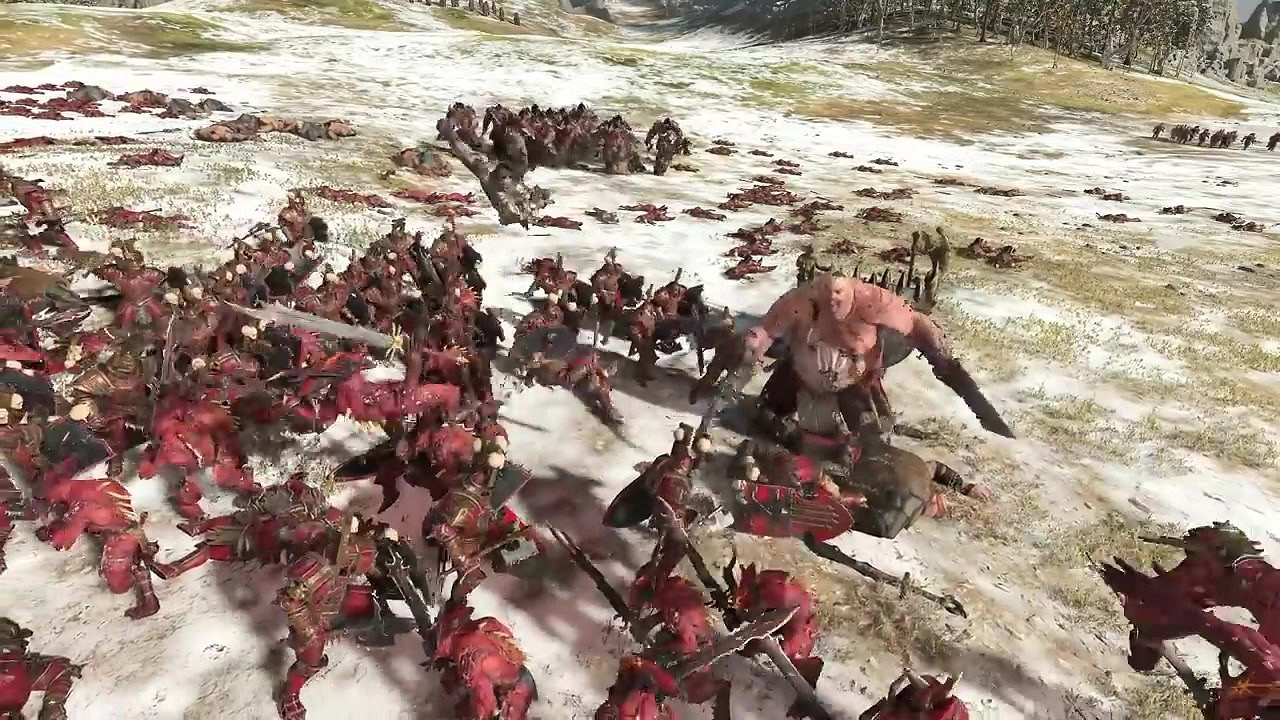 《全軍破敵:戰鎚3》新預告片展示食人魔vs恐虐 《全軍破敵:戰鎚3》新預告片展示食人魔vs恐虐