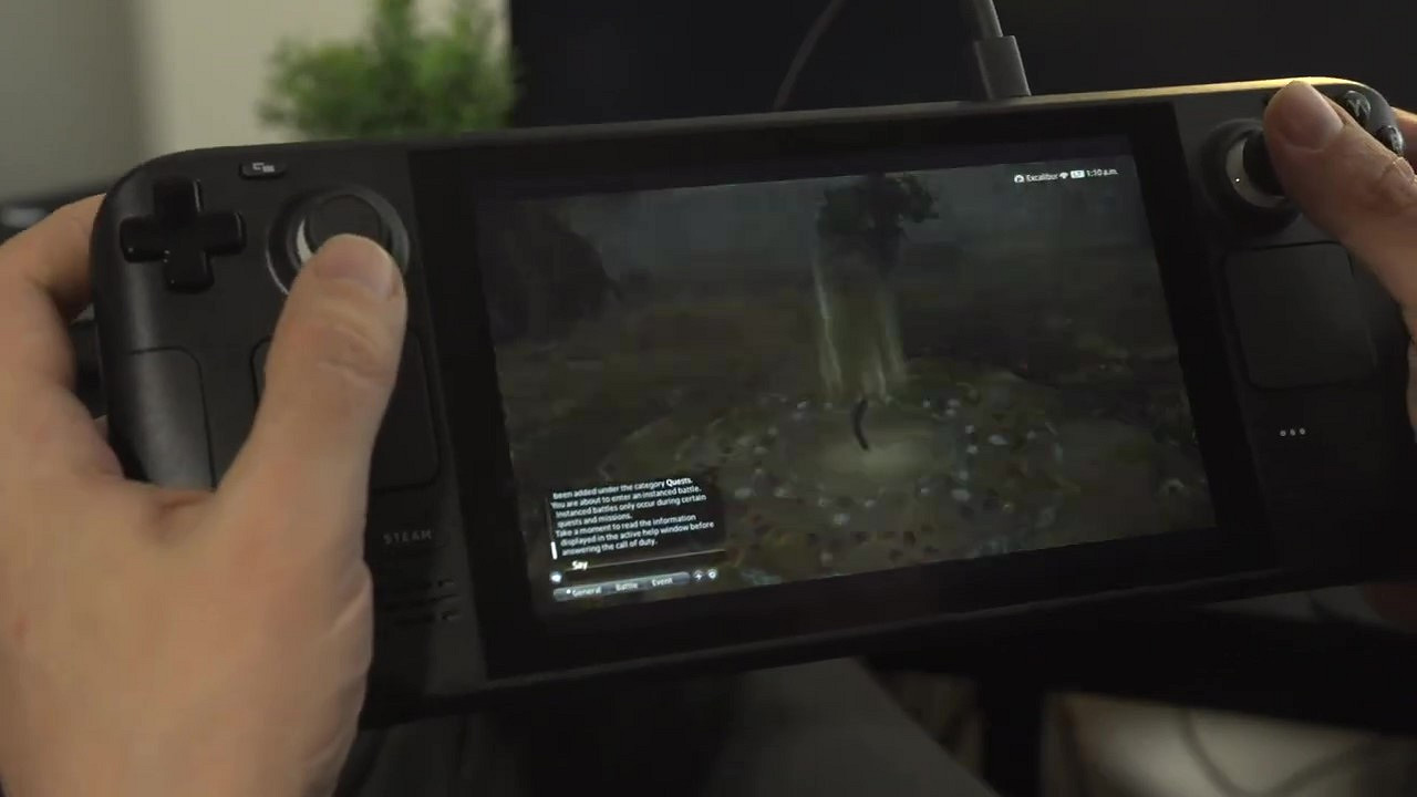 Steam Deck《太空戰士14》實機影片 運行順暢